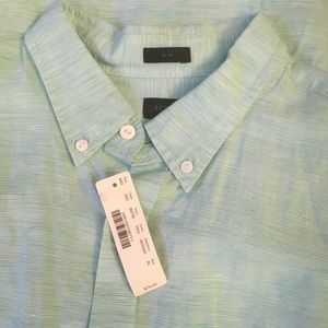 Brand New J Crew One Pocket Button Down